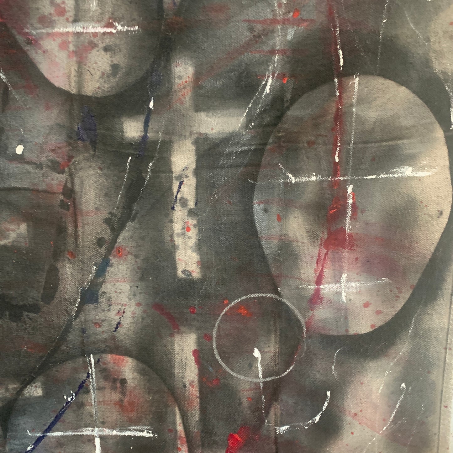 Sweet Silhouette No. 1 (Signal Crossings) — Original Painting 48” × 58”