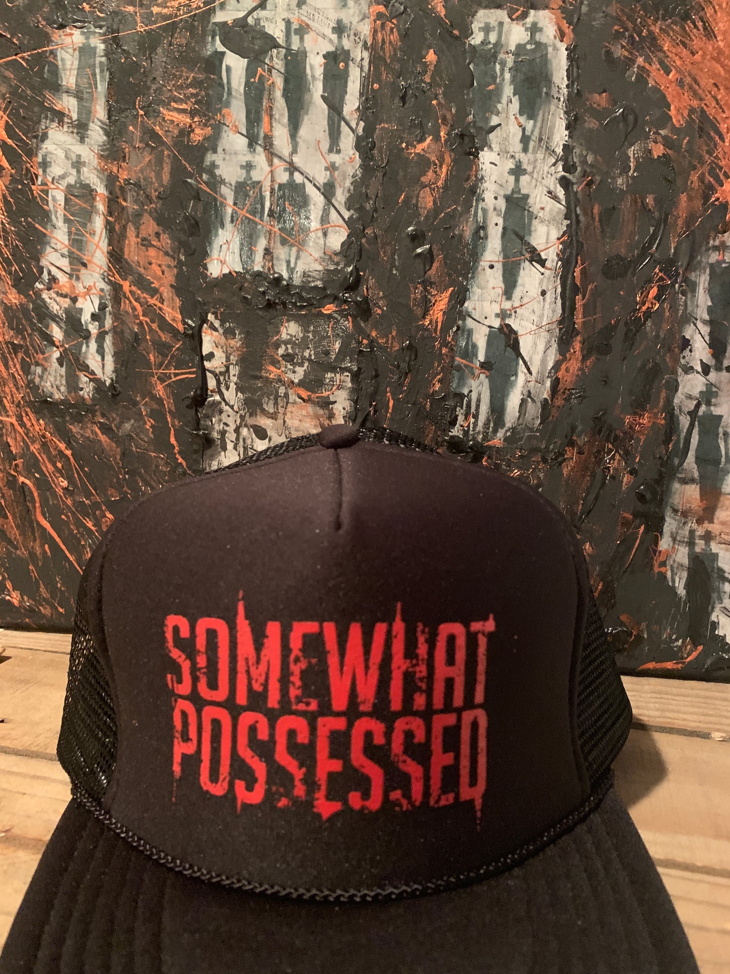 Somewhat Possessed Trucker Hat
