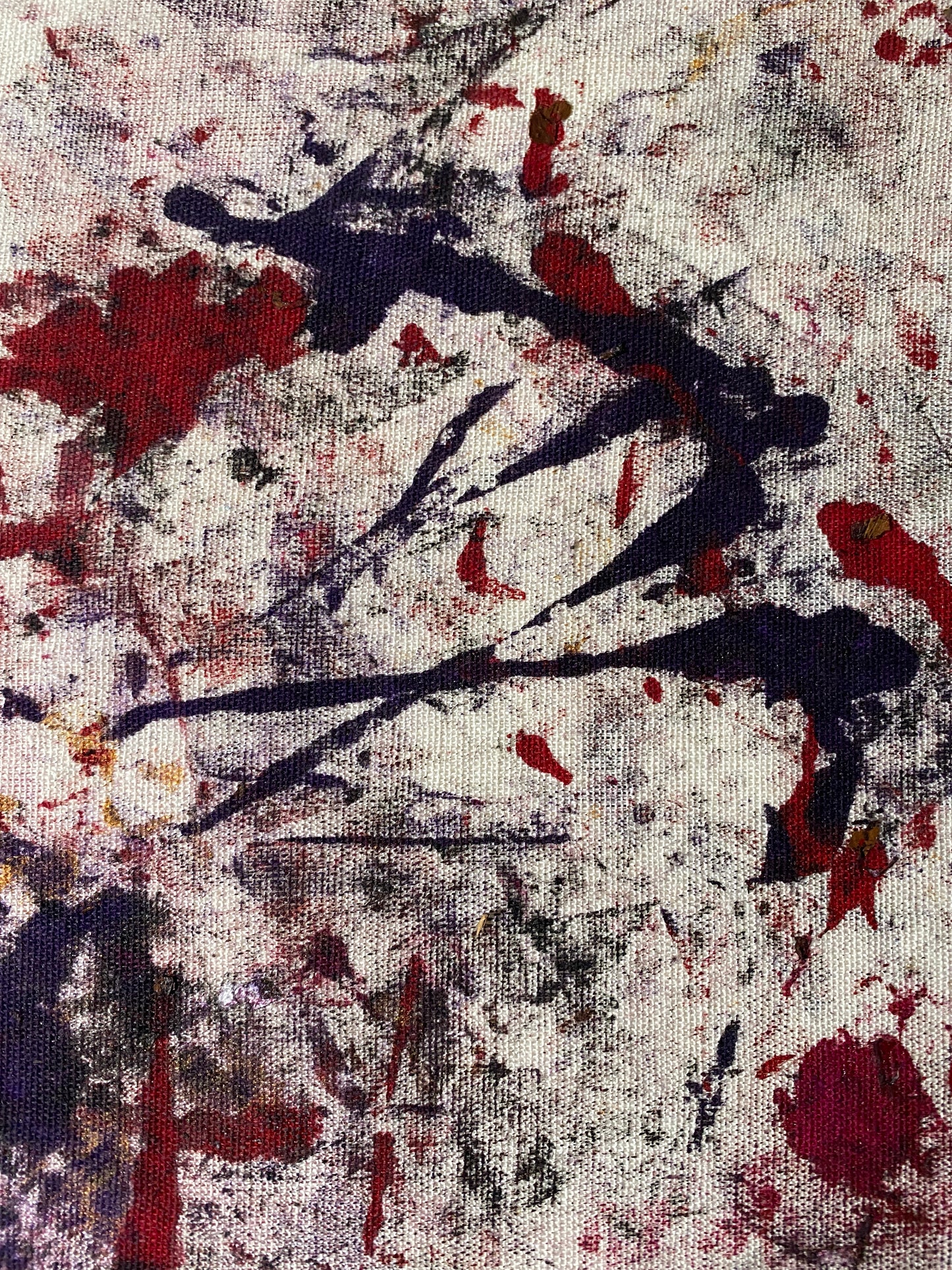 "Enhanced Performance " Live Performance Painting — 36” x 48” Stretched canvas