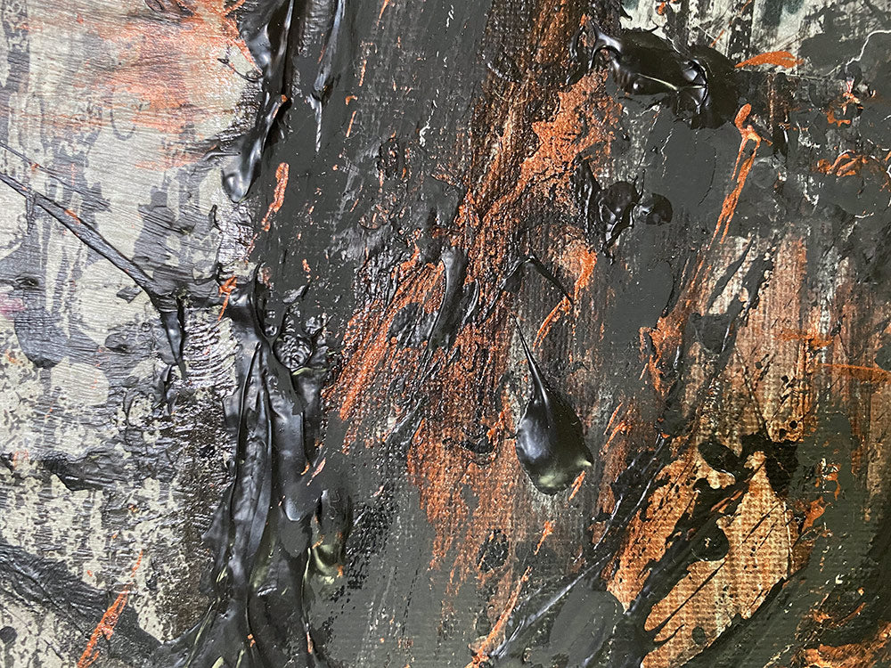 "Secrets of the Resurrection" Original Painting  11" x 14"  stretched, framed canvas.