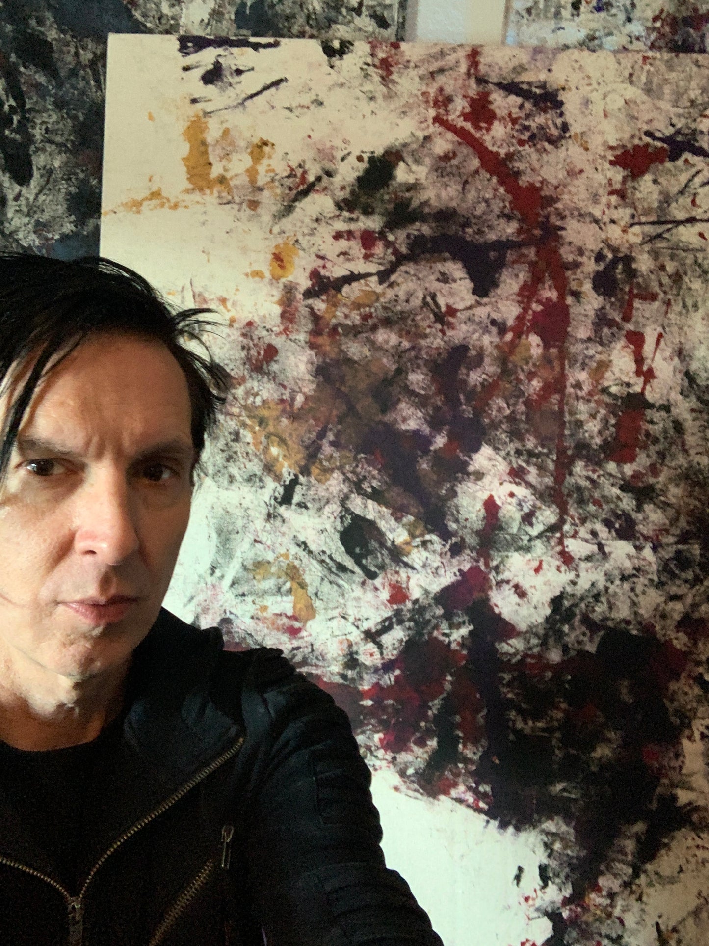 "Enhanced Performance " Live Performance Painting — 36” x 48” Stretched canvas