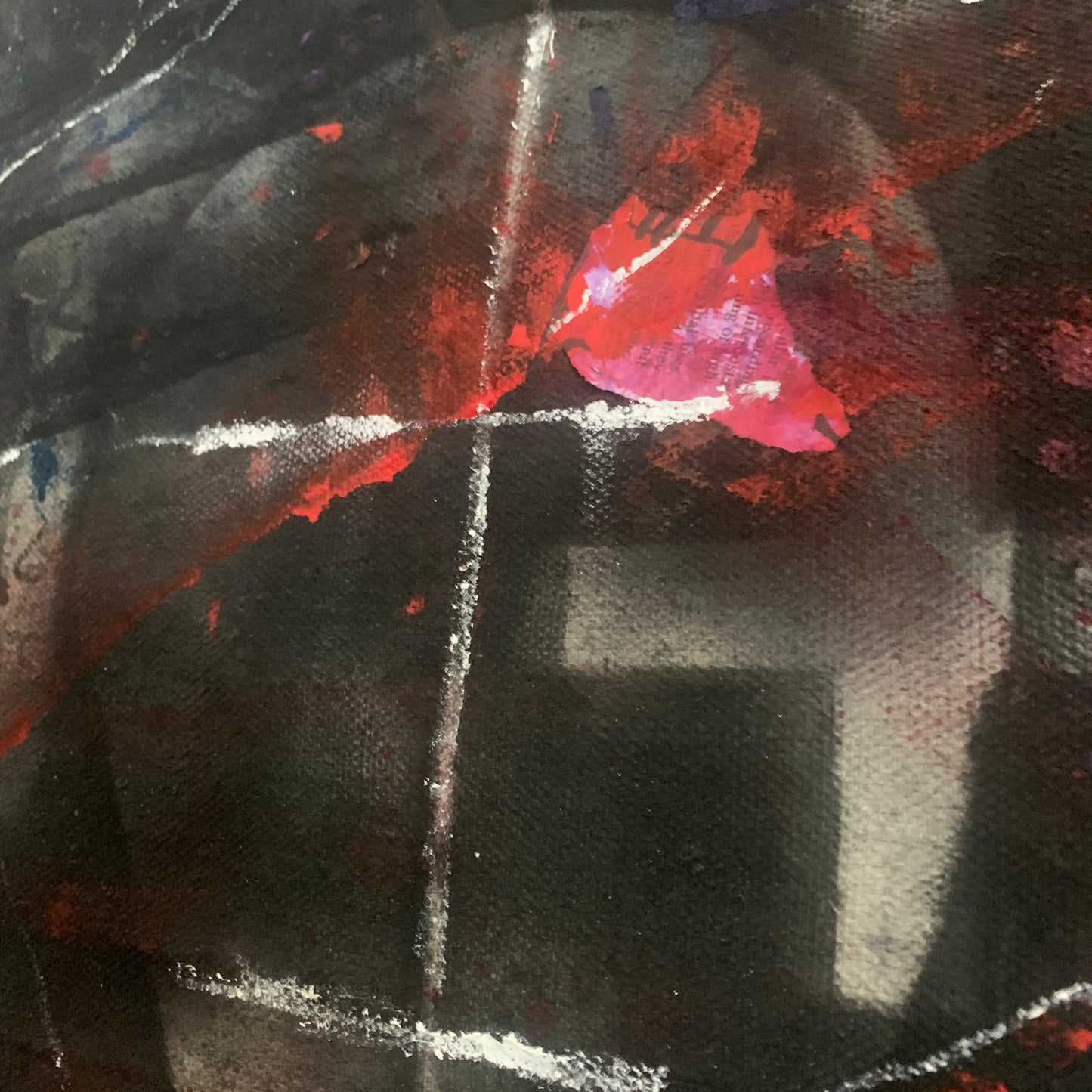 Sweet Silhouette No. 1 (Signal Crossings) — Original Painting 48” × 58”