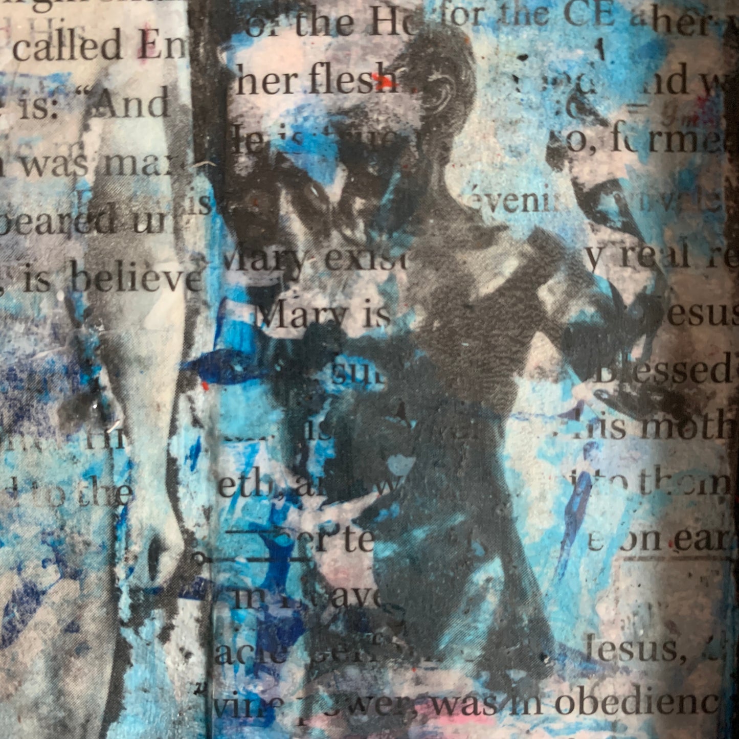 Cross-shaped Art Panel: Ghosts of Things to Come