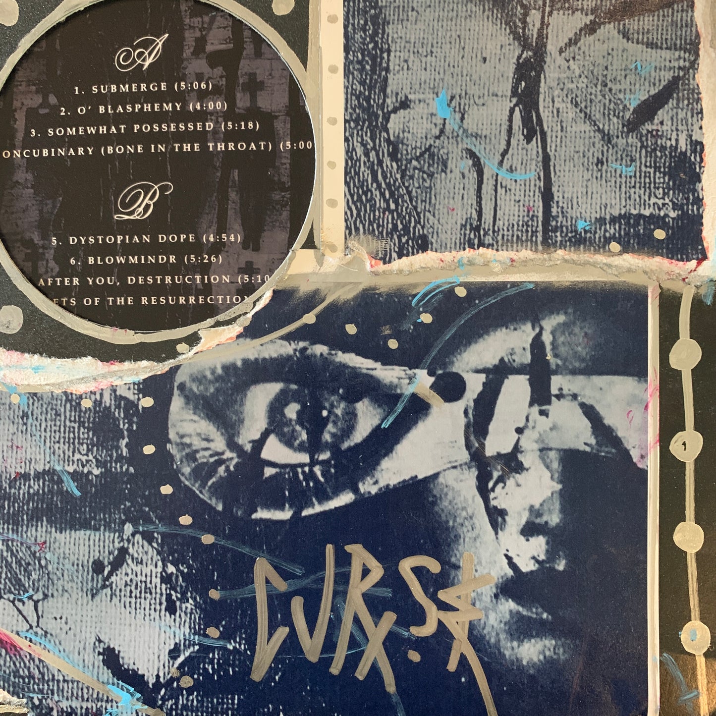 Instant Exorcism, FIrst Test Pressing, one-of-a-kind 12"album art sleeve,Signed, Rare!