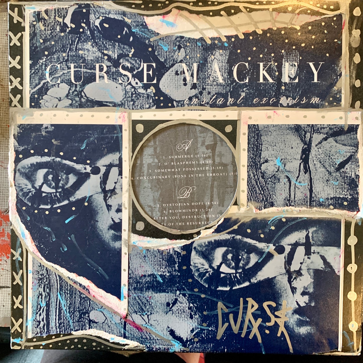 Instant Exorcism, FIrst Test Pressing, one-of-a-kind 12"album art sleeve,Signed, Rare!