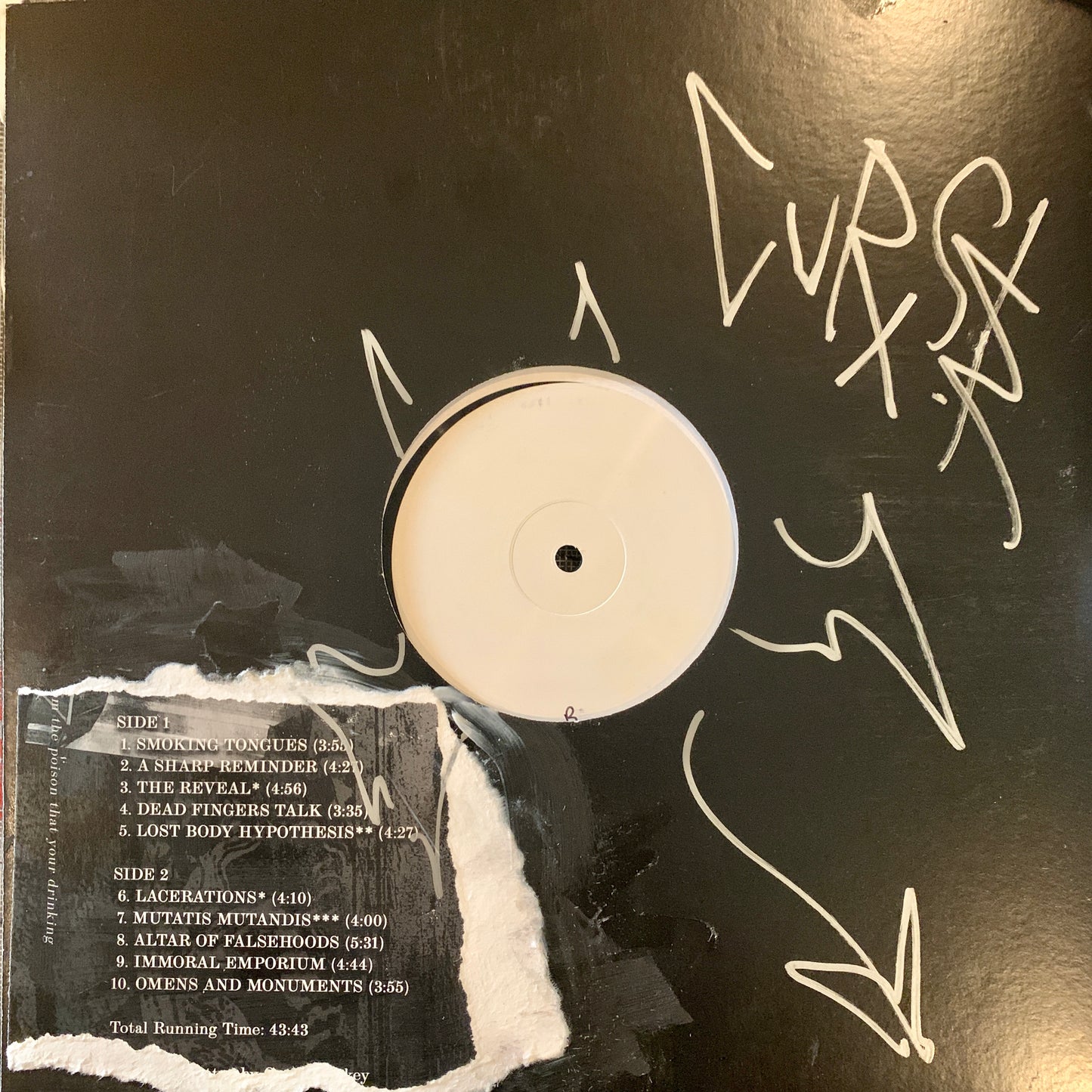 IMMORAL EMPORIUM LP Vinyl Test Pressing, one-of-a-kind 12"album art sleeve,Signed, Rare!