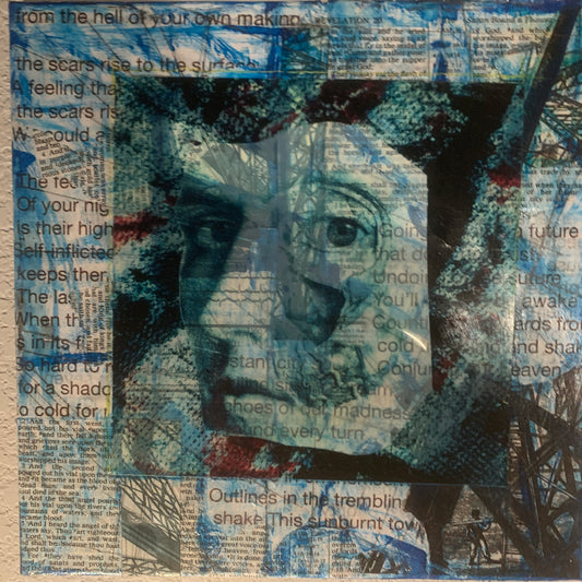 12" x 12" Canvas Art Panel: "A Sharp Reminder" (NEW)