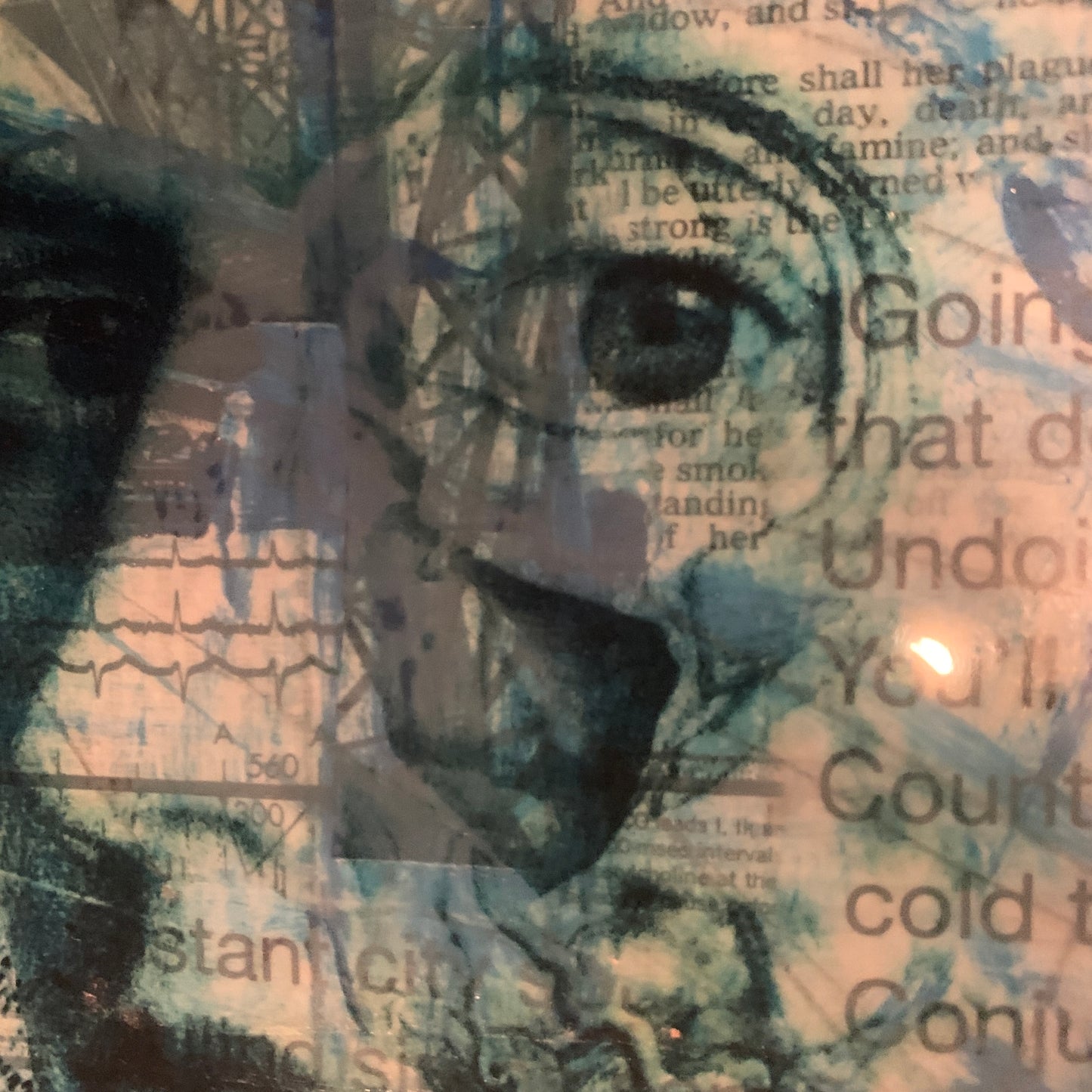 12" x 12" Canvas Art Panel: "A Sharp Reminder" (NEW)