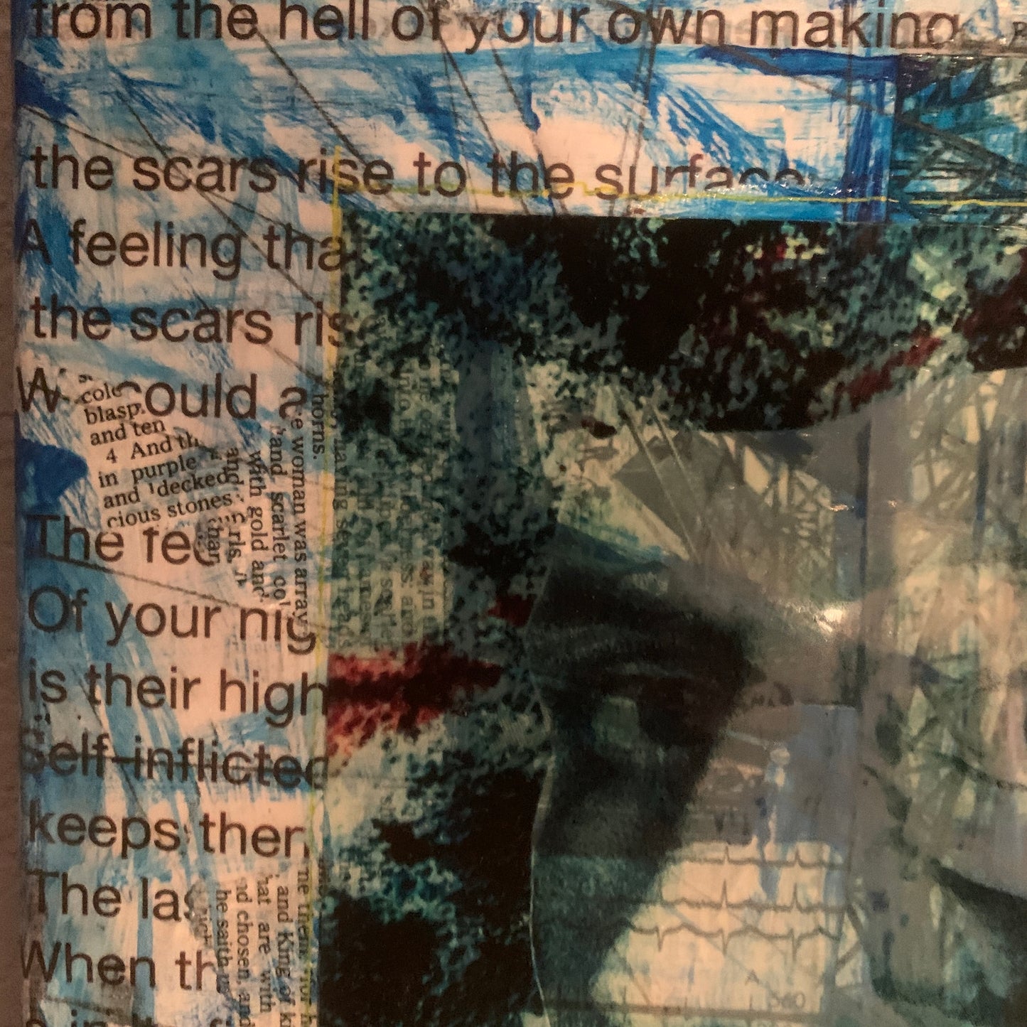 12" x 12" Canvas Art Panel: "A Sharp Reminder" (NEW)