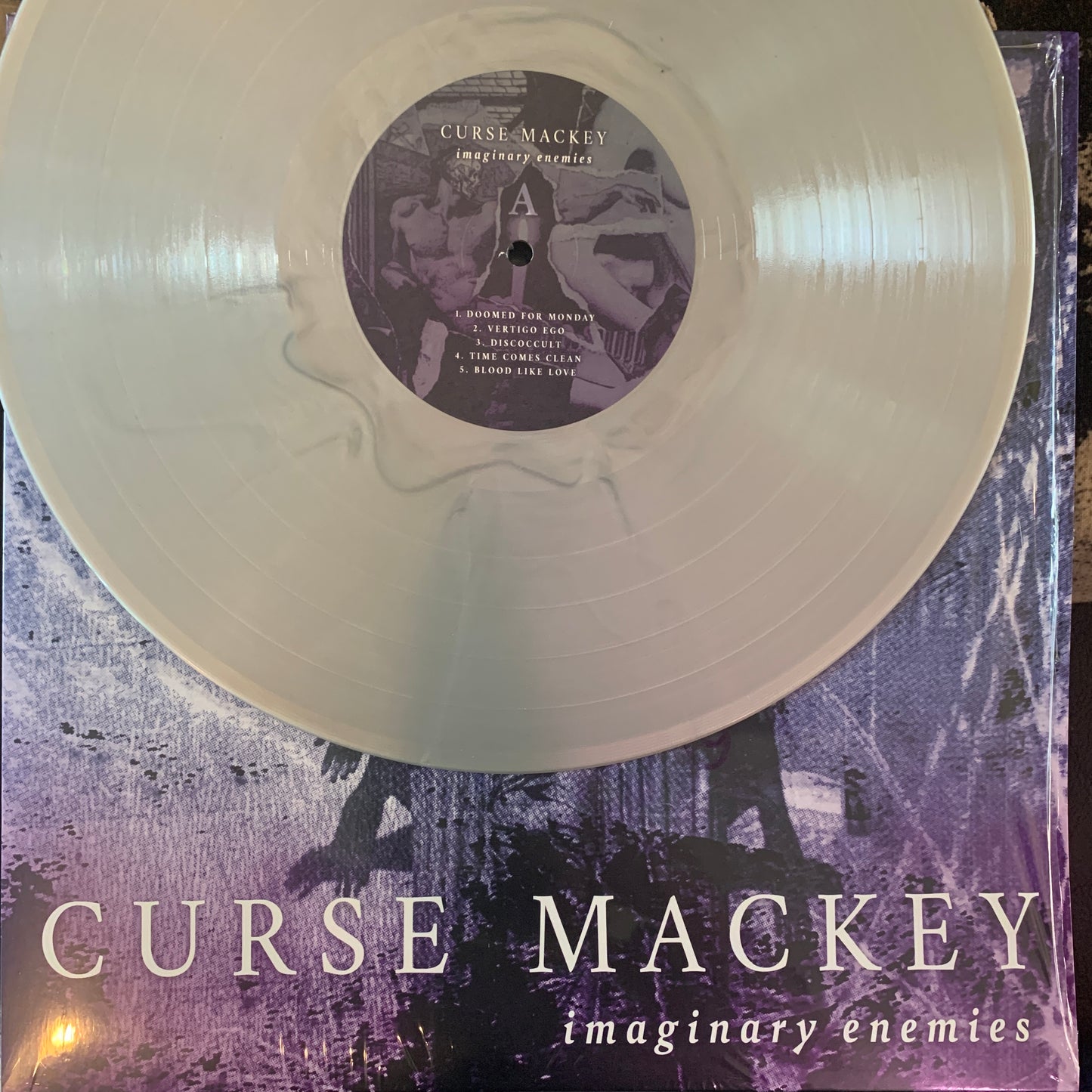 “Imaginary Enemies” LP, SIGNED!  Special Edition, 180 Gram Silver Swirl Vinyl