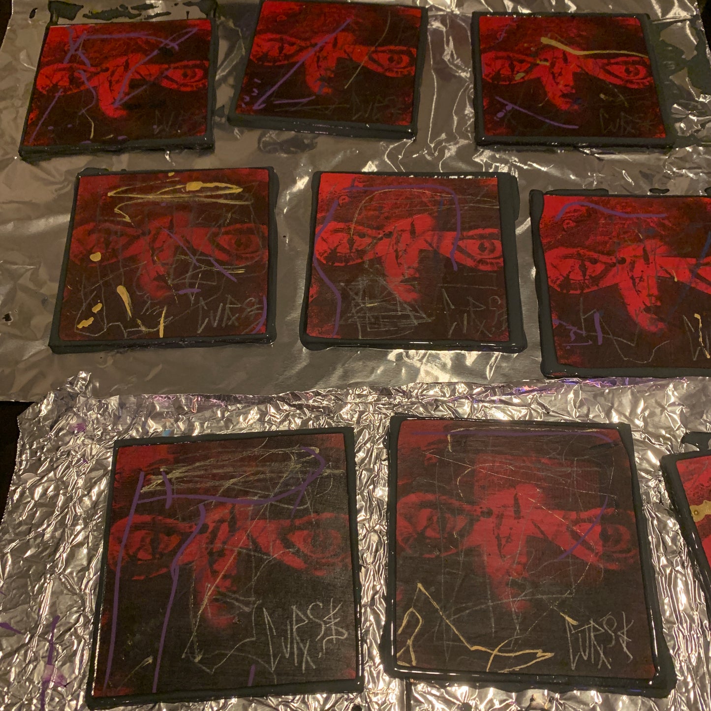 ORIGINAL ART "EXORCISM .44". New Limited Edition pieces, fresh baked and ready to ship!